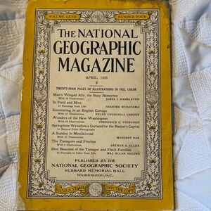 National Geographic Yellow Magazine Cover